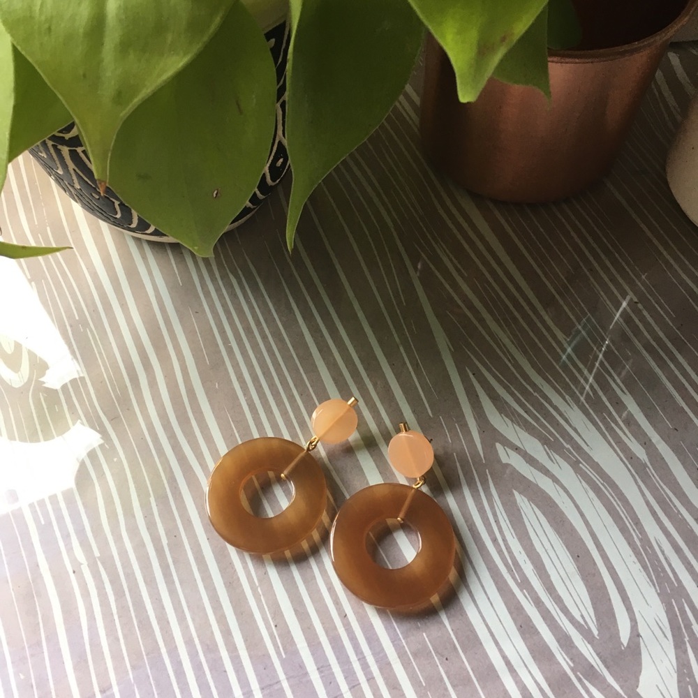 Madewell Circle Statement Earrings